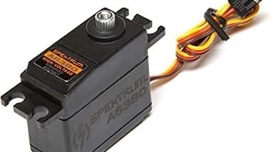 Spektrum A6380 High Torque High Speed HV Standard RC Aircraft Servo: SPMSA6380, Black