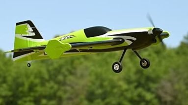 QIYHBVR Rc Plane 4 Channel Remote Control Airplane 3D Stunt Plane 1100mm (43.3") Wingspan Rc Planes with 3541-KV1230 Brushless Motor for Adults RTF