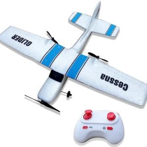 DAILIOT Remote Control Airplane,RC Plane RTF 2.4GHz 2 Channel Ready to Fly Model Gliding Plane Easy to Fly for Kids Beginner