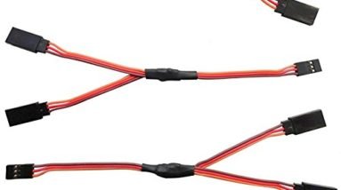 3 Pack - 6" / 150mm JR/Spektrum/Hitec Style Servo Y Harness - Apex RC Products #1031
