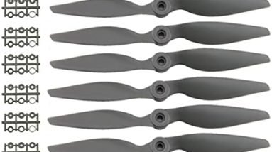 8PCS CCW Gemfan APC Nylon Propeller 9060 Prop for RC Airplane with Adapter Rings