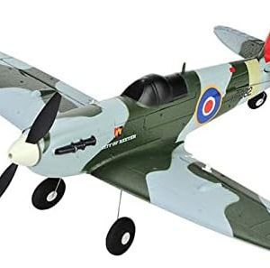 Buddy RC Spitfire 2.4GHz Remote Control Plane, 4CH RC Plane Ready to Fly, 450mm Mini Scaled Warboird Foam RC Airplane That Easy Control for Beginners Adult