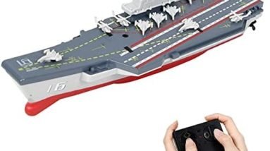 YEIBOBO ! 4 Channels Mini RC Military Aircraft Carrier Toy