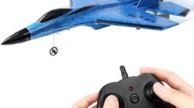BEHORSE RC Plane 2 Channel Remote Control Airplane Ready to Fly, 2.4GHz Easy to Control RC Glider Plane for Beginners