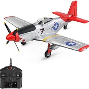 GoolRC WLtoys XK A280 RC Airplane, 2.4GHz 4 Channel Brushless Remote Control Plane for Adults, RC Aircraft Fighter with 6-Axis Gyro, 3D/6G Mode and LED Searchlight, Easy to Fly for Beginners