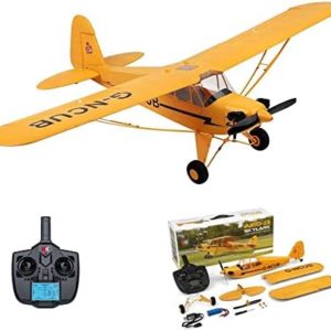 QIYHBVR Brushless RC Plane 5 Channel Remote Control Airplane - RC Airplane for Beginners Adult with Xpilot Stabilization System & One Key Aerobatic Easy to Fly