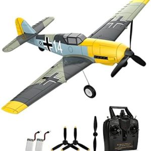 NOVCOLXYA RC Plane Ready to Fly for Adults and Beginners, Remote Control Airplane 4-CH with Ailerons, 2.4Ghz Radio Controlled Plane with 6-Axis Gyro System, Great Easter Gift Toy for Kids