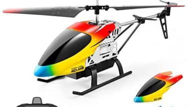 DRONEEYE 4DM5 Remote Control Helicopter for Kids Adults,Altitude Hold 2.4GHz RC Aircraft Helicopters with Gyro for Beginner Toys,30 Min Play,Indoor Flying with 3.5 Channel,LED Light,High,Low Speed