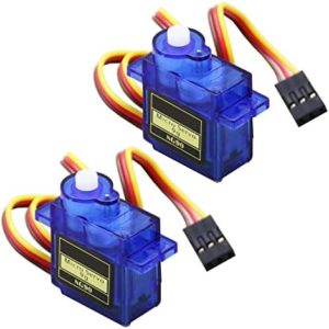 BETU SG90 Micro Servos, 2PCS Mini Servo for Robot Helicopter Airplane RC Car Boat and Other Models
