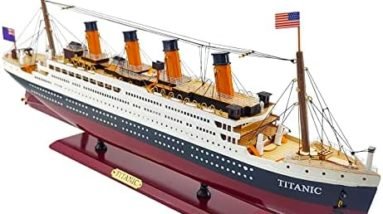 large wooden ship models