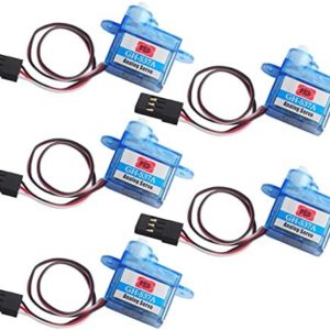 Wishiot Mini Super Light 3.7g Digital Servo GH-S37D for Control Aircraft Flight Direction Rc Plane Helicopter Boat（Pack of 5pcs）