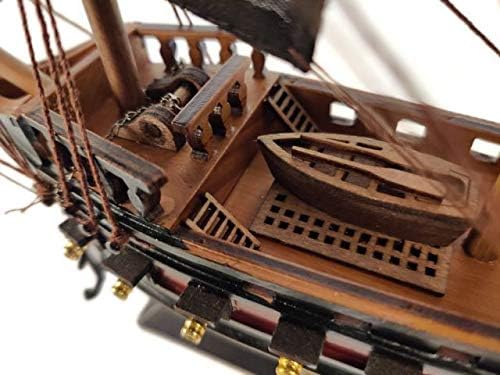 Handcrafted Nautical Decor Wooden Blackbeards Queen Annes Revenge Black Sails Limited Model Pirate Ship