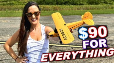 LEARN TO FLY RC Airplanes for Under $100 - Piper J3 Cub