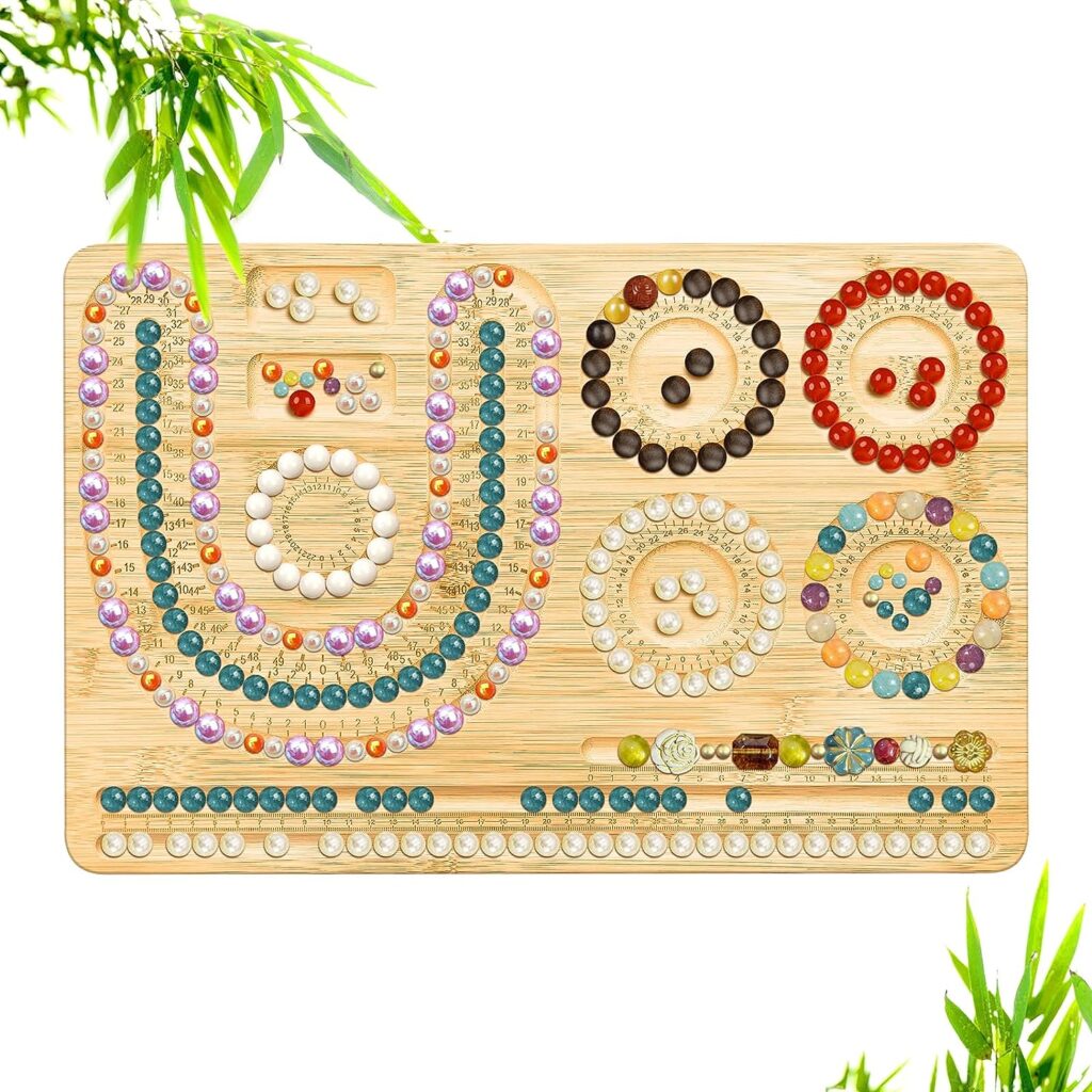 RZZRBC Bead Boards for Jewelry Making,Beading  Jewelry Making,Bracelet Measurement Board,Bracelet Bead Design Board,Jewelry Making Supplies,Jewelry Making Tools.