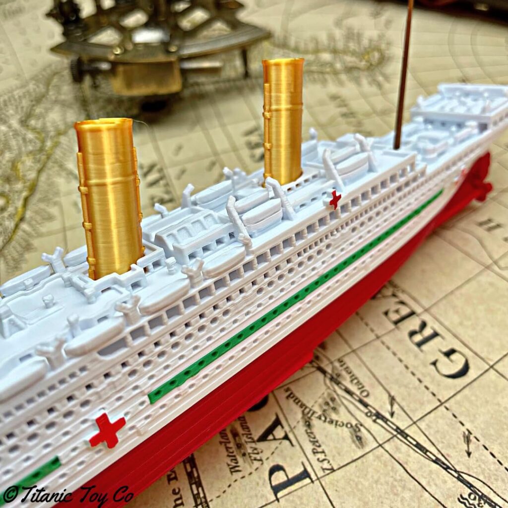 Sands3D HMHS Britannic Model Ship 1 Ft Long Fully Assembled, Model Ships, Britannic Toys For Kids, Toy Cruise Ship Model, Toy Cargo Ship Model, Britannic Ship Toy, Britannic Toy, Britannic