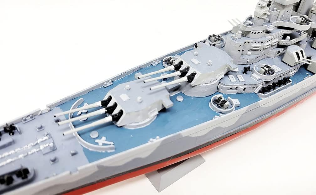 USS North Carolina BB-55 The Showboat Big Battleship 1/500 Scale Plastic Model kit by Atlantis