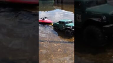 Is the NEW SCX24 Flat Bed Trailer Waterproof?