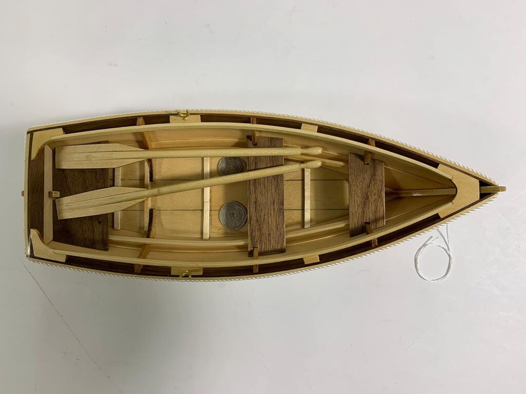 Midwest Dinghy Wooden Ship Model Building Kit for Adults DIY Woodcraft Self Assembly