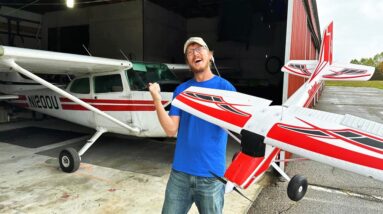 Learning to Fly FULL SCALE PLANE!!! - Earning PILOT'S LICENSE Hour 1