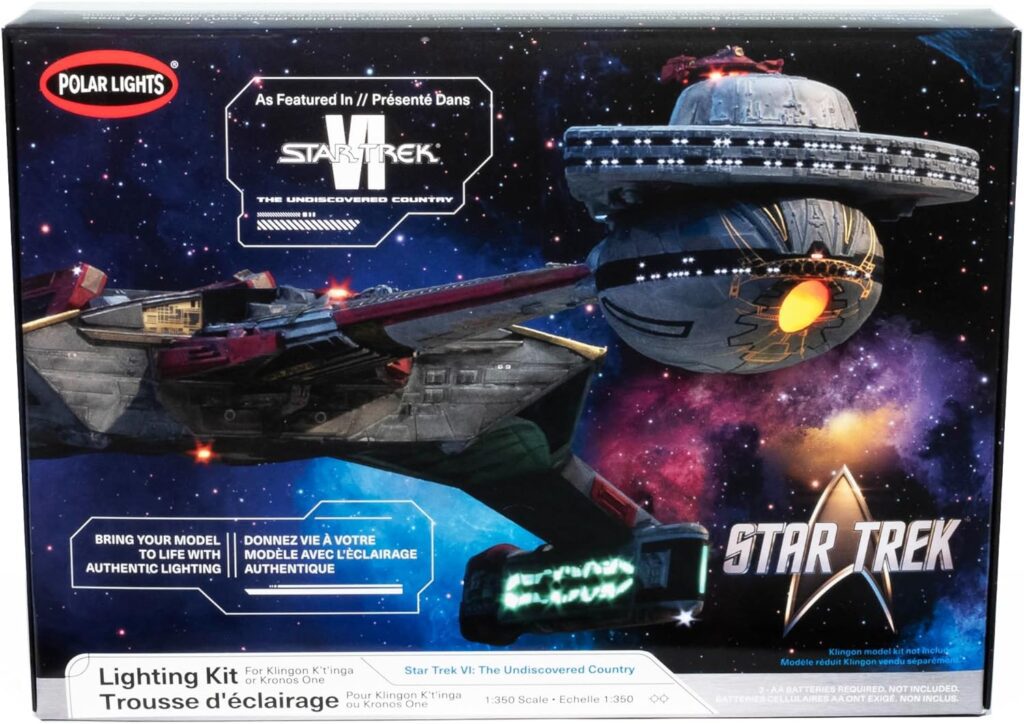 Skill 2 Model Kit Lighting Kit for Klingon Kronos One Spaceship Star Trek VI: The Undiscovered Country (1991) Movie 1/350 Scale Model by Polar Lights MKA055M
