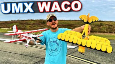 NEW RC Biplane!!! UMX Waco with FLIGHT STABILIZATION!