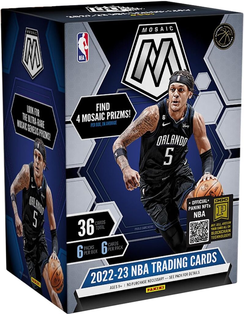 2022-2023 Panini Mosaic Basketball Hobby Exclusive Blaster Box - Unsigned Basketball Cards