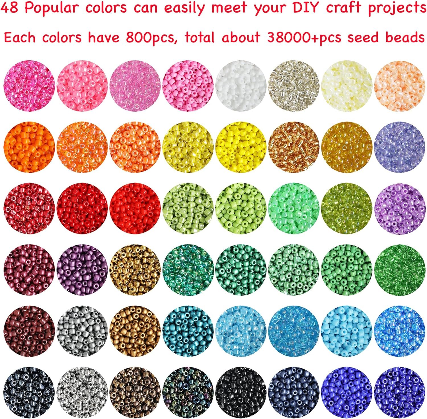 Perline Di Seme 8/0 Blu Opaco Bala & Fillic: 4000 Pezzi (110g) In Scatola, Vetro Per Gioielli Fai Da Te