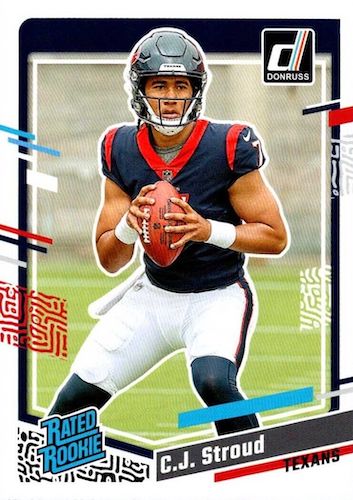 C.J. Stroud 2023 Topps Now #D-2 Houston Texans Rookie Card PGI 10 - Unsigned Football Cards