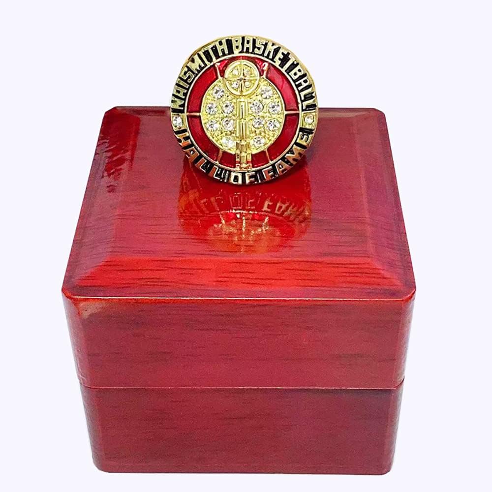 GUANKE Hall of Fame Ring Compatible for Bulls Championship Jordan,Chicago Sports Memorabilia Basketball Gifts 23,Michael Replica Memorial Decorations