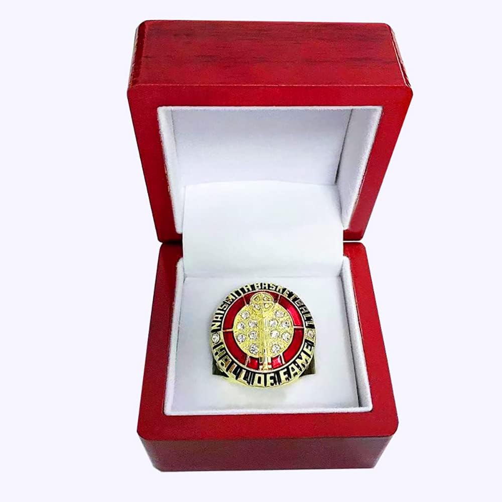 GUANKE Hall of Fame Ring Compatible for Bulls Championship Jordan,Chicago Sports Memorabilia Basketball Gifts 23,Michael Replica Memorial Decorations
