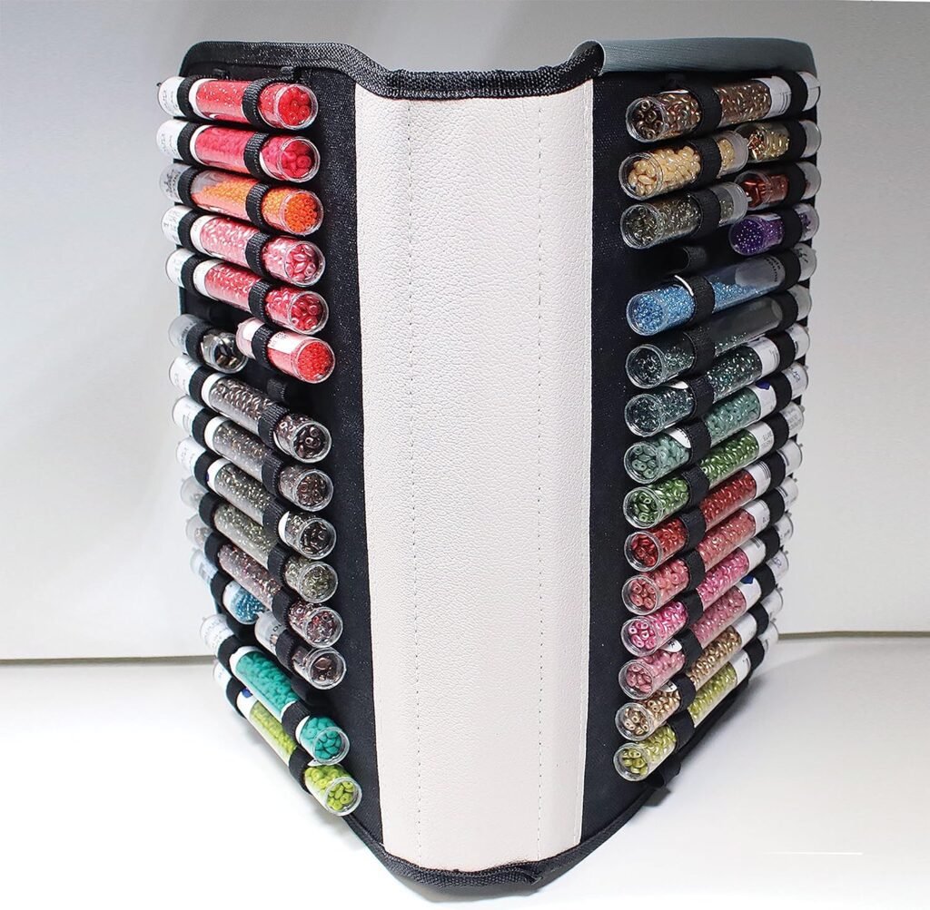 The Beadsmith Voyager Work Board Case, Storage and Organizer for Jewelry Making, Travel Case with Shoulder Strap