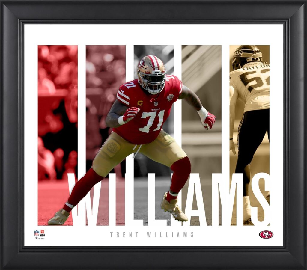 Trent Williams San Francisco 49ers Framed 15 x 17 Player Panel Collage - NFL Player Plaques and Collages