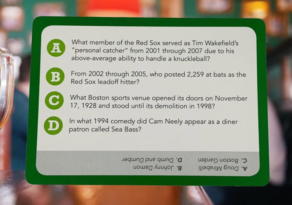 You Gotta Know Boston - Sports Trivia Game