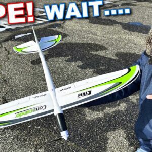 THIS RC PLANE WASN'T MADE TO DO THIS!!!!