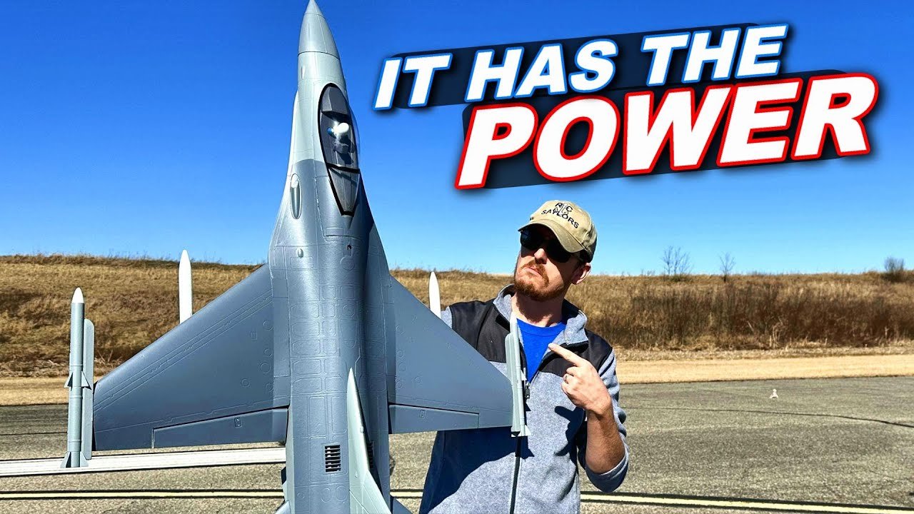 Fast Jet Model 100MPH FAST RC Fighter Jet!! - FMS F-16C 70mm