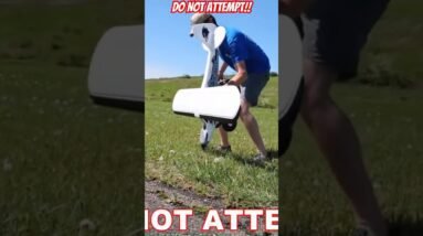 Do NOT Attempt!! Tall grass RC Challenge! #rc #rcplane #challenge