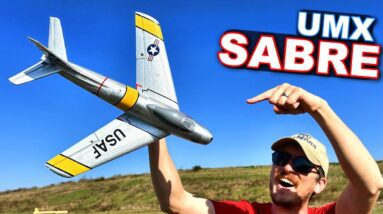 INSANE POWER in a Micro Jet! NEW! - E-Flite UMX F-86 Sabre 30mm RC EDF Jet
