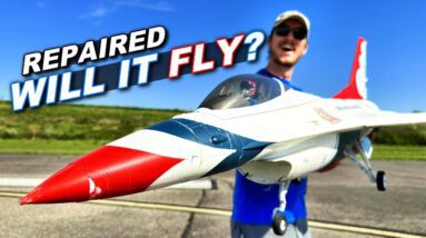 "Will it be enough?" Repairing my Destroyed $600 RC Jet