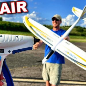 How to REPAIR CRASHED Foam RC Airplanes