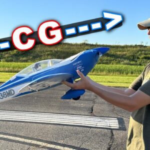 How IMPORTANT is CG? - Extreme Center of Gravity Test with RC Plane