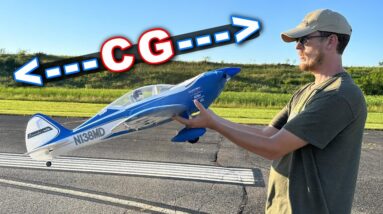 How IMPORTANT is CG? - Extreme Center of Gravity Test with RC Plane