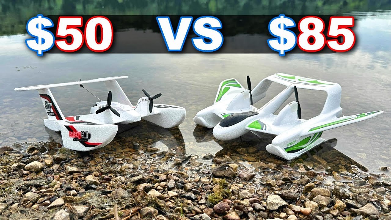 Rc Fun Land, Air, And Sea RC Plane HITS The WATER!!! WILD, FUN, & CHEAP!