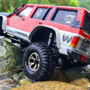 Nissan Patrol 4x4 RC Car Battles Mountain River in Extreme Off-Road Adventure!