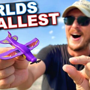 WORLD'S SMALLEST Airplane!!! - Air Hogs mini plane!