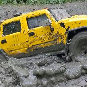 Hummer H2 and FJ Cruiser – RC Cars MUD OFF Road Racing