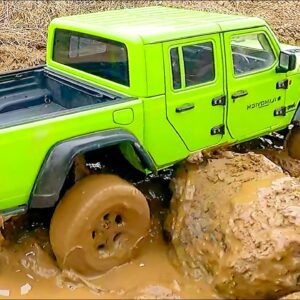 Jeep Gladiator & Land Rover 109 – RC Cars MUD Adventure with Winches