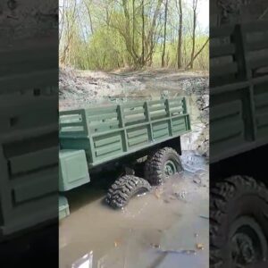 RC Cars MUD Rescue! 1:18 Toyota, Chevy K10 & 6x6 Truck Stuck in the Mud!