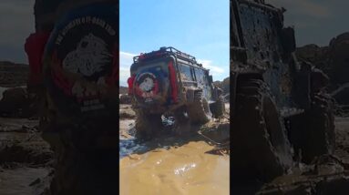 RC Defender CRUSHES Mud, BMW X5... Not So Much! 😂 (Shorts)