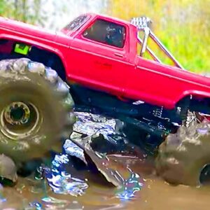 Remote Control MONSTER Truck Stuck in MUD