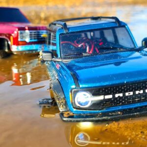 Traxxas TRX-4M vs. FMS FCX24 & FCX18: RC Mud & Water Mayhem! 💦